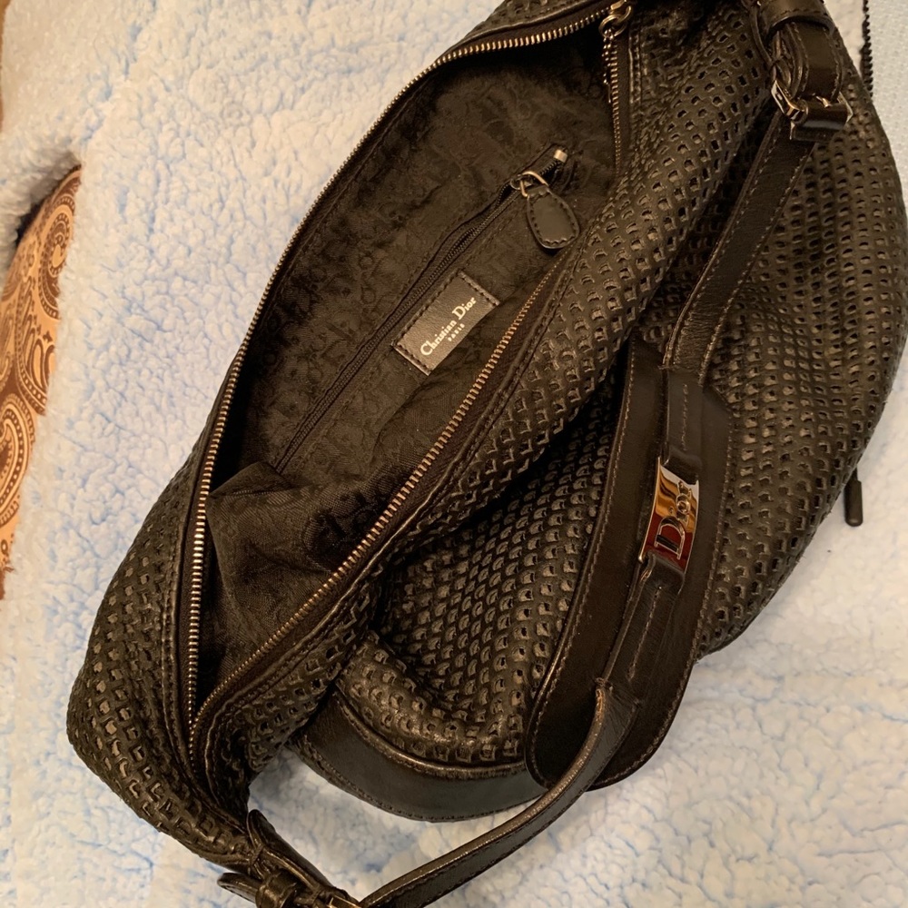 A beautiful black Dior shoulder bag